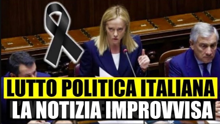 LUTTO NELLA POLITICA ITALIANA: LA MORTE IMPROVVISA LE SCORSE ORE. SHOCK E CORDOGLIO LUTTO NELLA POLITICA ITALIANA: LA MORTE IMPROVVISA LE SCORSE ORE. SHOCK E CORDOGLIO