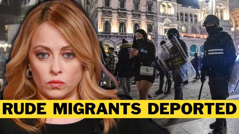 Meloni Deports Islamic Migrants Who Insulted Italy Meloni Deports Islamic Migrants Who Insulted Italy