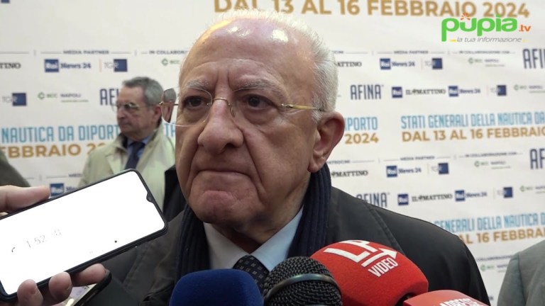 Campania, De Luca: “100 milioni per la nautica da diporto” (13.02.24) Campania, De Luca: “100 milioni per la nautica da diporto” (13.02.24)