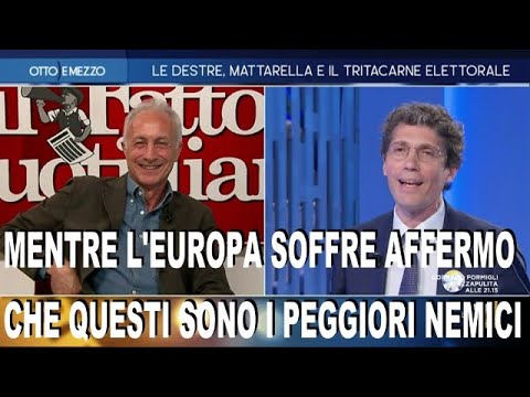 Europeee, Marco Travaglio stronca l’Europa della Von Der Leyen. Scontro con Riccardo Magi. Europeee, Marco Travaglio stronca l’Europa della Von Der Leyen. Scontro con Riccardo Magi.