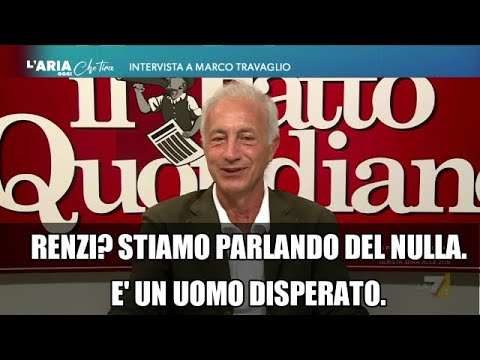 Casi Boccia, Renzi e M5S sul doppio mandato, L’intervista integrale di Marco Travaglio. Casi Boccia, Renzi e M5S sul doppio mandato, L’intervista integrale di Marco Travaglio.