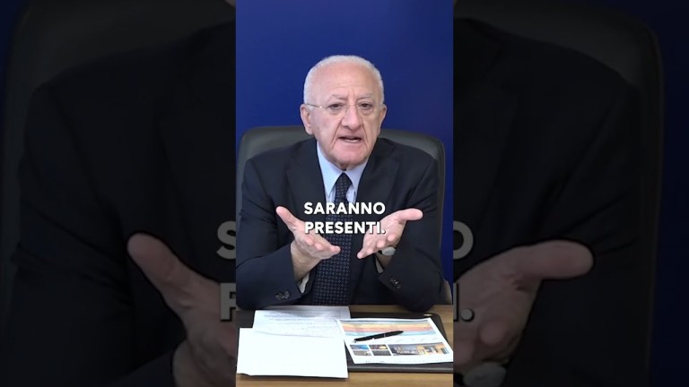 DE LUCA: “LUNEDÌ GIORGIA MELONI VIENE A NAPOLI, SPIEGHI PERCHÉ NON L’ACCORDO DI SVILUPPO E COESIONE” DE LUCA: “LUNEDÌ GIORGIA MELONI VIENE A NAPOLI, SPIEGHI PERCHÉ NON L’ACCORDO DI SVILUPPO E COESIONE”