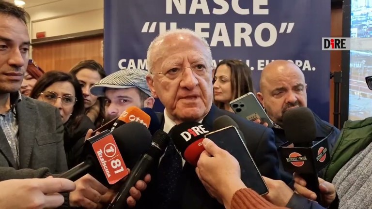 Campania, DE LUCA: RAPPORTO PIENA COLLABORAZIONE CON COMUNE NAPOLI (21.02.25) Campania, DE LUCA: RAPPORTO PIENA COLLABORAZIONE CON COMUNE NAPOLI (21.02.25)