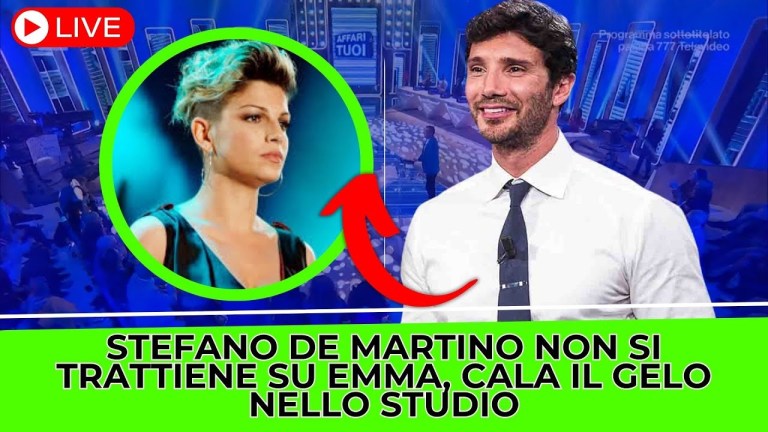 Affari tuoi, la frase di Stefano su Emma Marrone fa calare il gelo in studio: “Un saluto al mio a… Affari tuoi, la frase di Stefano su Emma Marrone fa calare il gelo in studio: “Un saluto al mio a…
