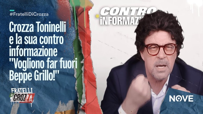Crozza Toninelli e la sua contro informazione “Vogliono far fuori Beppe Grillo!” Crozza Toninelli e la sua contro informazione “Vogliono far fuori Beppe Grillo!”