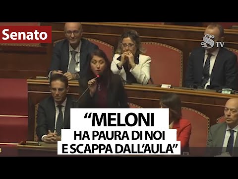 La deputata M5s: “Meloni ha paura di noi, quando parliamo esce dall’Aula. Non faccia la bulla” La deputata M5s: “Meloni ha paura di noi, quando parliamo esce dall’Aula. Non faccia la bulla”