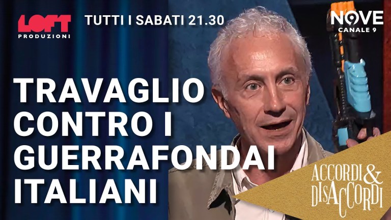 Travaglio contro i guerrafondai italiani Travaglio contro i guerrafondai italiani