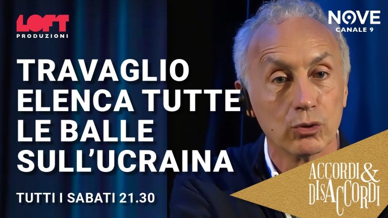 Travaglio elenca tutte le balle sull’Ucraina Travaglio elenca tutte le balle sull’Ucraina