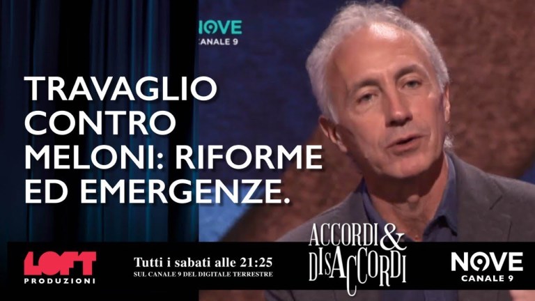 Travaglio contro Meloni sulle riforme Travaglio contro Meloni sulle riforme