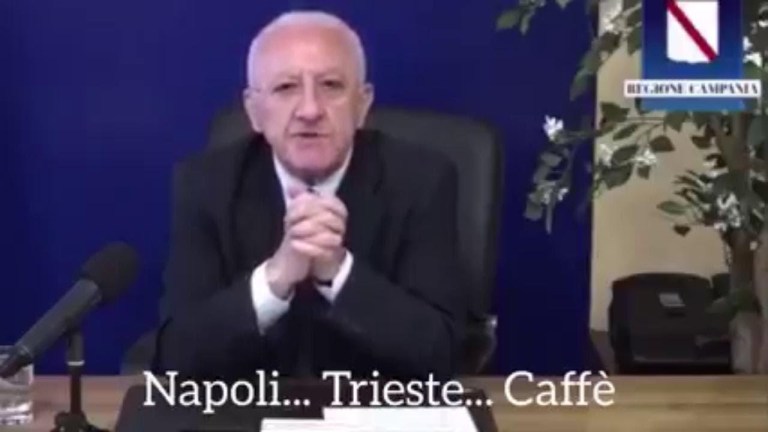 Città simbolo del caffè: Trieste o Napoli? De Luca non ha dubbi Città simbolo del caffè: Trieste o Napoli? De Luca non ha dubbi