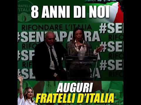 Giorgia Meloni: 8 anni di noi. Auguri Fratelli d’Italia! Giorgia Meloni: 8 anni di noi. Auguri Fratelli d’Italia!