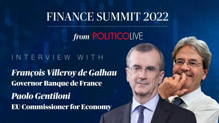 Opening interview with Paolo Gentiloni & François Villeroy de Galhau | POLITICO Finance Summit Opening interview with Paolo Gentiloni & François Villeroy de Galhau | POLITICO Finance Summit