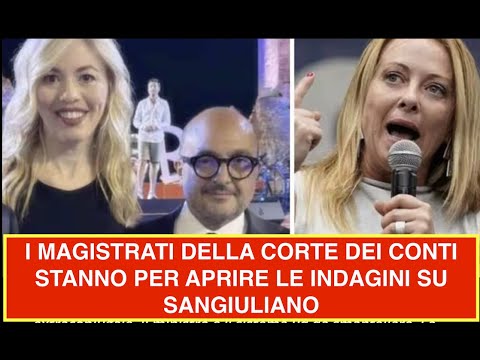 I MAGISTRATI DELLA CORTE DEI CONTI STANNO PER APRIRE LE INDAGINI SU SANGIULIANO I MAGISTRATI DELLA CORTE DEI CONTI STANNO PER APRIRE LE INDAGINI SU SANGIULIANO