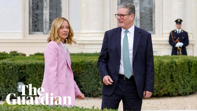 Keir Starmer and Giorgia Meloni hold press conference in Italy – watch live Keir Starmer and Giorgia Meloni hold press conference in Italy – watch live