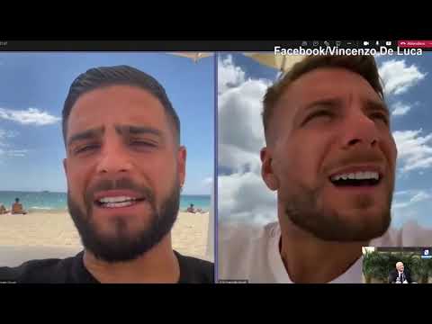 De Luca saluta Insigne e Immobile: “Avete onorato la Campania” De Luca saluta Insigne e Immobile: “Avete onorato la Campania”