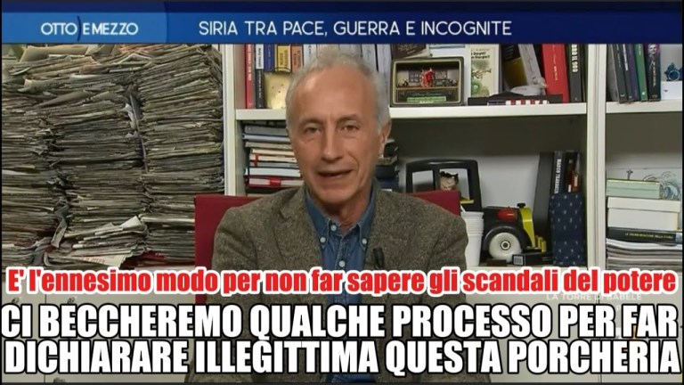 Bavaglio alla stampa, Travaglio: Come direttore del Fatto da domani io farò obiezione di coscienza. Bavaglio alla stampa, Travaglio: Come direttore del Fatto da domani io farò obiezione di coscienza.