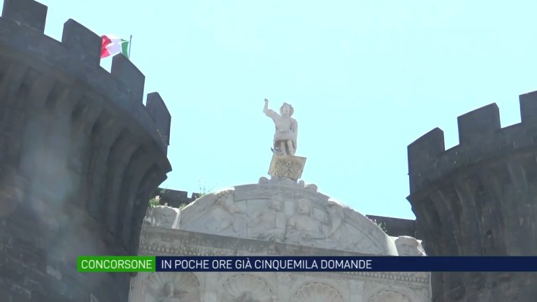 Concorsone al comune di Napoli, nel primo giorno presentate quasi cinquemila domande Concorsone al comune di Napoli, nel primo giorno presentate quasi cinquemila domande