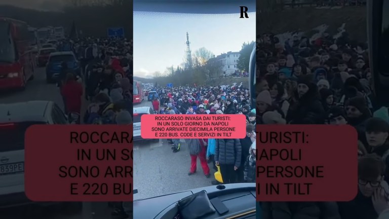 ROCCARASO INVASA dai turisti da NAPOLI ROCCARASO INVASA dai turisti da NAPOLI