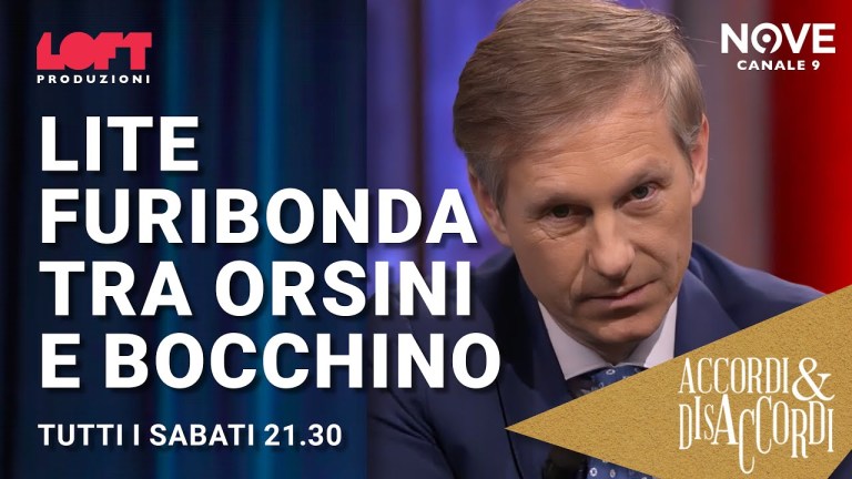 Lite furibonda tra Orsini e Bocchino Lite furibonda tra Orsini e Bocchino