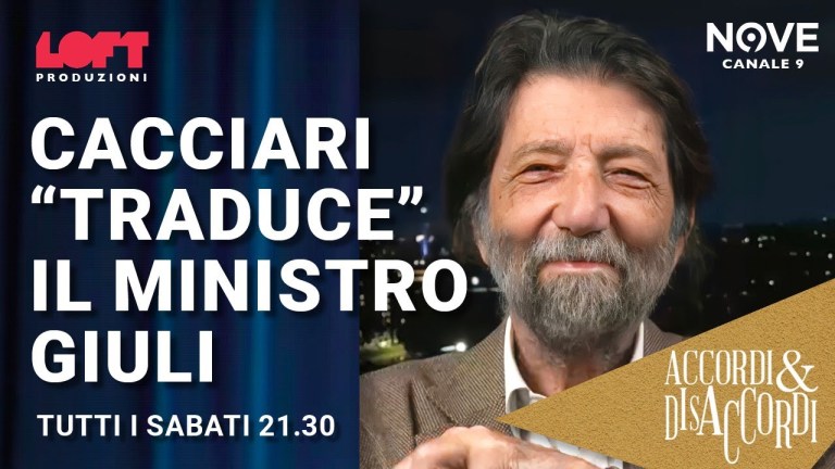 Cacciari โtraduceโ il ministro Giuli Cacciari โtraduceโ il ministro Giuli