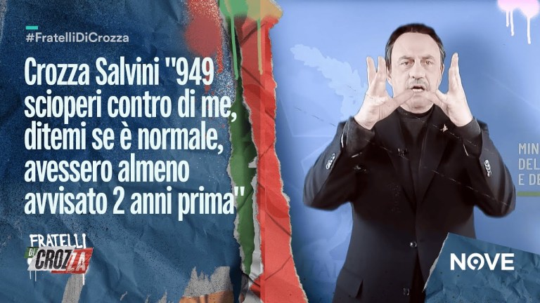CrozzaSalvini “949 scioperi contro di me, ditemi se è normale avessero almeno avvisato 2 anni prima” CrozzaSalvini “949 scioperi contro di me, ditemi se è normale avessero almeno avvisato 2 anni prima”