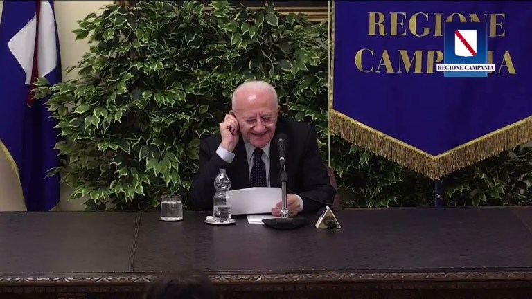 DE LUCA: “UN SUCCESSO DELLA CAMPANIA, FONDI DI COESIONE” DE LUCA: “UN SUCCESSO DELLA CAMPANIA, FONDI DI COESIONE”