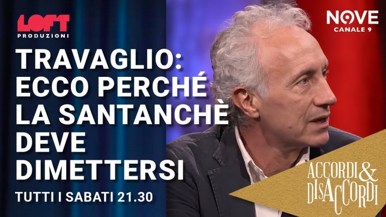 Travaglio: ecco perché la Santanchè deve dimettersi Travaglio: ecco perché la Santanchè deve dimettersi
