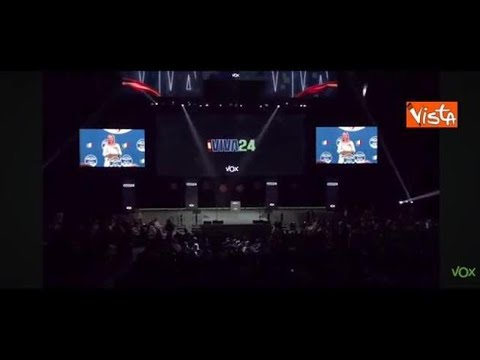 ‘La mujer che ha cambiato la politica italiana’ – ovazione per Giorgia Meloni a Festa Vox a Madrid ‘La mujer che ha cambiato la politica italiana’ – ovazione per Giorgia Meloni a Festa Vox a Madrid