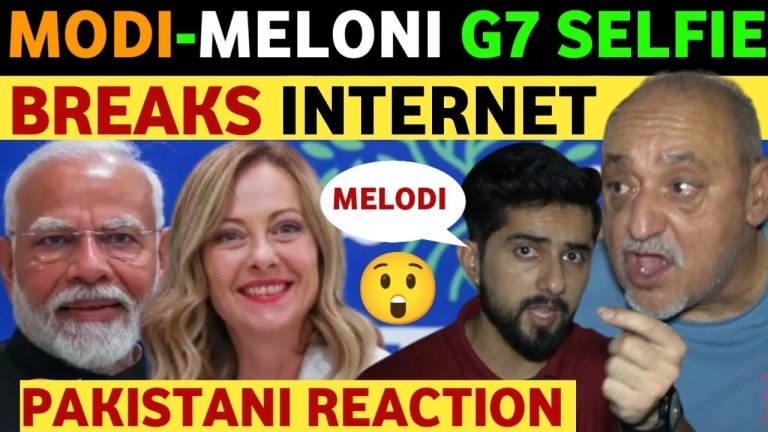 PM MODI WITH PM MELONI SELFIE IN G-7 BREAKS INTERNET,, PAK MEDIA & PAK PUBLIC REACTION, REAL TV PM MODI WITH PM MELONI SELFIE IN G-7 BREAKS INTERNET,, PAK MEDIA & PAK PUBLIC REACTION, REAL TV