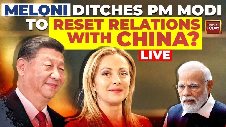 Giorgia Meloni In Beijing LIVE: Italy And China Forge New Partnership LIVE | India Today LIVE News Giorgia Meloni In Beijing LIVE: Italy And China Forge New Partnership LIVE | India Today LIVE News