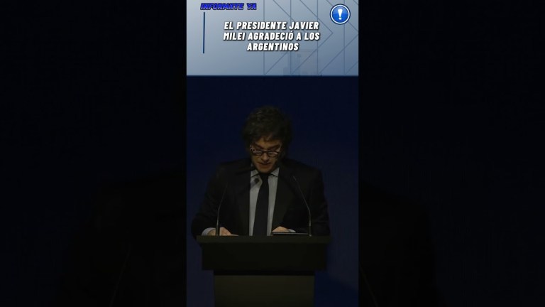 EL AGRADECIMIENTO DE JAVIER MILEI #politica #conferencia #argentina #internacional #noticias EL AGRADECIMIENTO DE JAVIER MILEI #politica #conferencia #argentina #internacional #noticias