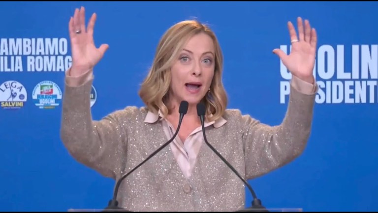 GIORGIA MELONI RISPONDE AL SINDACO DI BOLOGNA SULLA MANIFESTAZIONE GIORGIA MELONI RISPONDE AL SINDACO DI BOLOGNA SULLA MANIFESTAZIONE