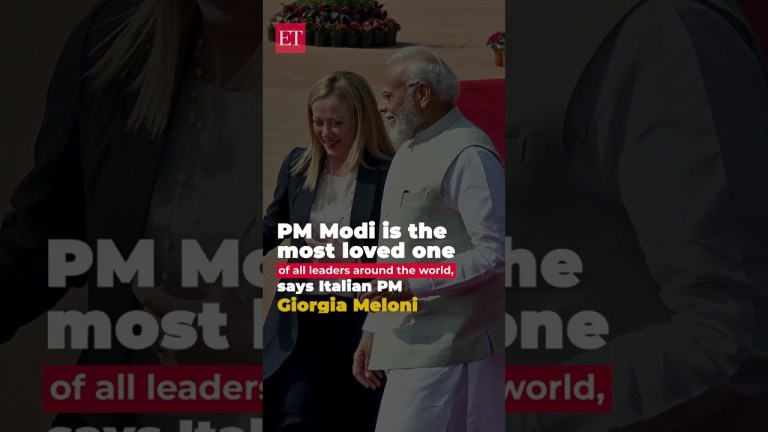 Here’s what Italian PM Giorgia Meloni has to say about PM Modi’s global stature Here’s what Italian PM Giorgia Meloni has to say about PM Modi’s global stature