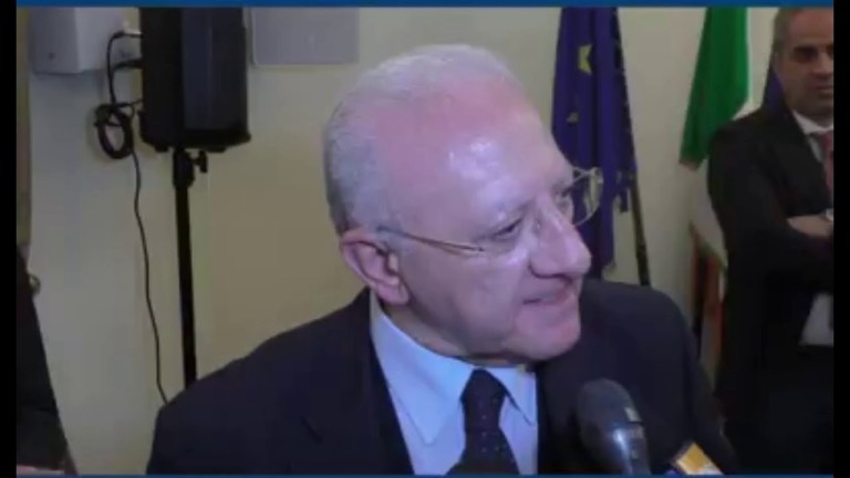 Campania, De Luca: “La Regione sblocca la Lioni-Grottaminarda” (14.11.19) Campania, De Luca: “La Regione sblocca la Lioni-Grottaminarda” (14.11.19)