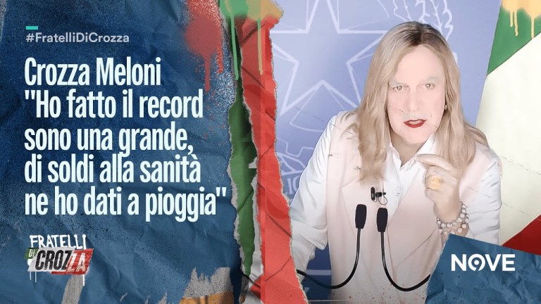 Crozza Meloni “Ho fatto il record sono una grande, di soldi alla sanità ne ho dati a pioggia” Crozza Meloni “Ho fatto il record sono una grande, di soldi alla sanità ne ho dati a pioggia”