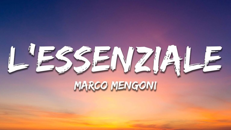 Marco Mengoni – L’essenziale (Testo/Lyrics) Marco Mengoni – L’essenziale (Testo/Lyrics)
