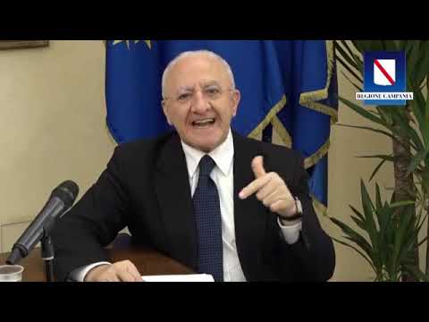 Campania – De Luca: “Basta chiacchiericci, vogliamo riaprire tutto, ma per sempre” (08.05.20) Campania – De Luca: “Basta chiacchiericci, vogliamo riaprire tutto, ma per sempre” (08.05.20)
