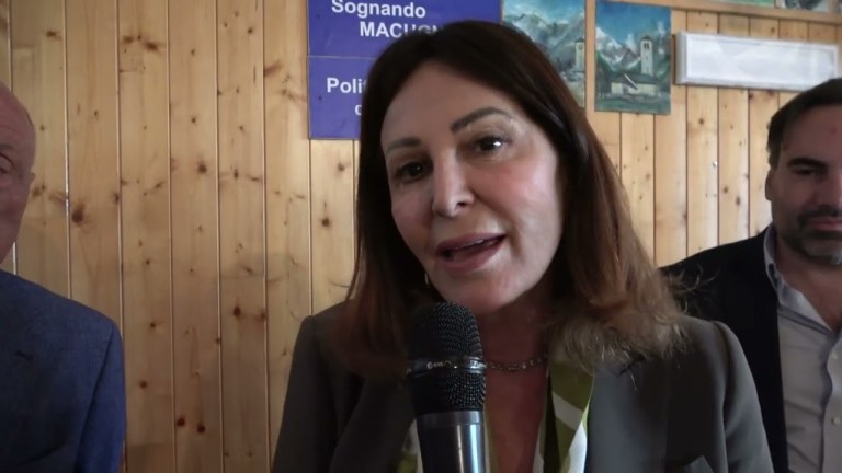 Il ministro del turismo Daniela Santanche’ a Macugnaga Il ministro del turismo Daniela Santanche’ a Macugnaga