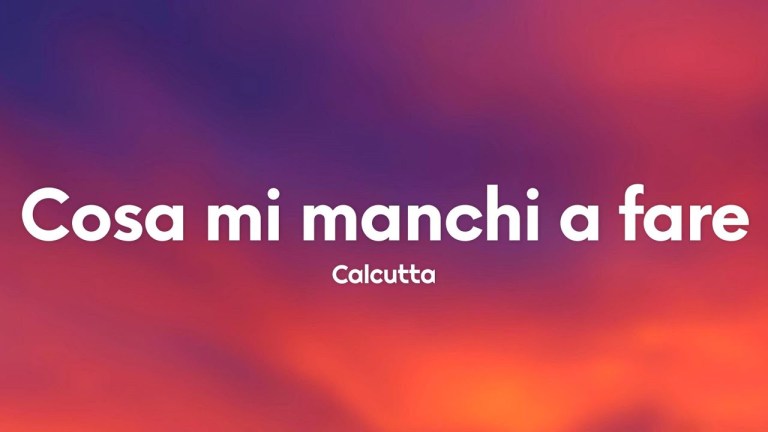 Calcutta – Cosa mi manchi a fare (Testo/Lyrics) Calcutta – Cosa mi manchi a fare (Testo/Lyrics)