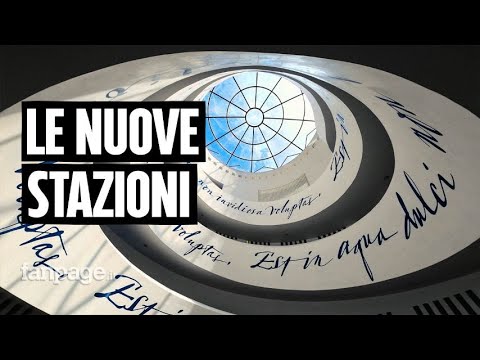 Napoli, la magia delle nuove stazioni della Linea 6 Napoli, la magia delle nuove stazioni della Linea 6