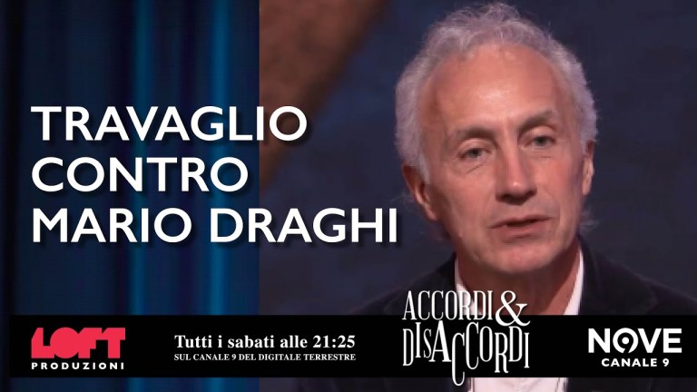 Travaglio contro Mario Draghi Travaglio contro Mario Draghi