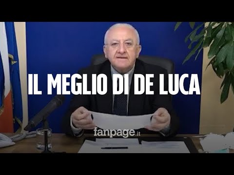 Coronavirus, il presidente della Regione Campania Vincenzo De Luca, tra mascherine e lanciafiamme Coronavirus, il presidente della Regione Campania Vincenzo De Luca, tra mascherine e lanciafiamme