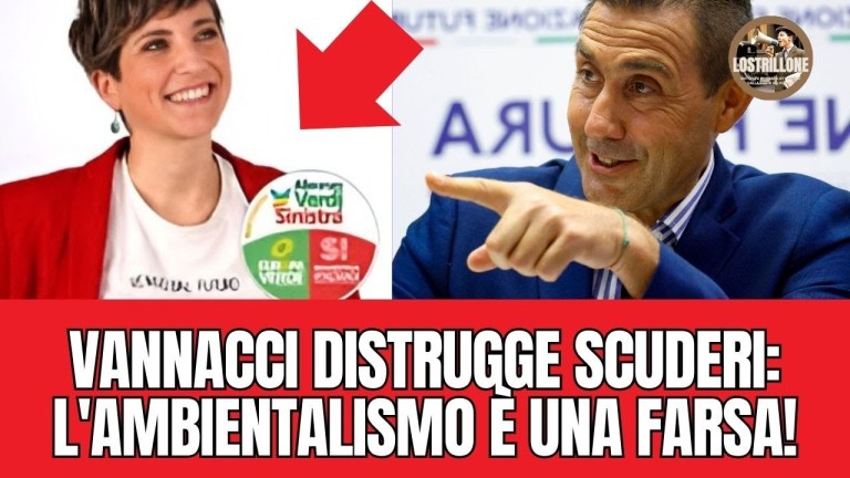 VANNACCI DISTRUGGE SCUDERI: L’AMBIENTALISMO È UNA FARSA! VANNACCI DISTRUGGE SCUDERI: L’AMBIENTALISMO È UNA FARSA!