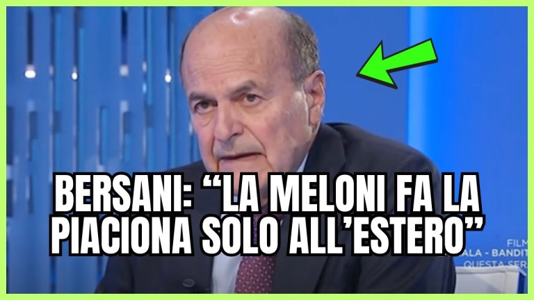 Bersani: “La Meloni Fa la Piaciona SOLO all’Estero – Ultime Notizie Politica Italia Bersani: “La Meloni Fa la Piaciona SOLO all’Estero – Ultime Notizie Politica Italia