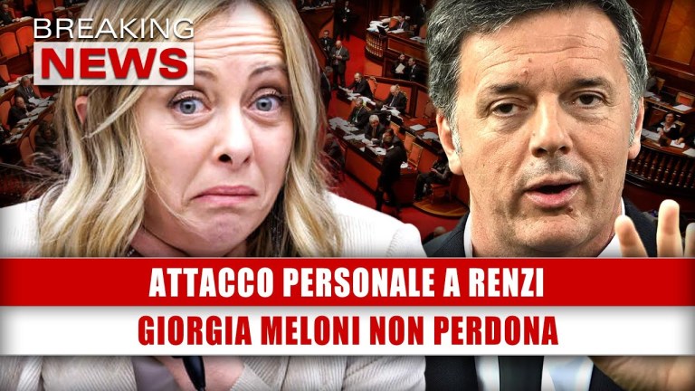 Attacco Personale A Renzi: Giorgia Meloni Non Perdona! Attacco Personale A Renzi: Giorgia Meloni Non Perdona!