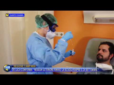 Regione Campania, De Luca conferma: “Nessun ulteriore rinvio, la scuola riapre il 24 Settembre. Regione Campania, De Luca conferma: “Nessun ulteriore rinvio, la scuola riapre il 24 Settembre.