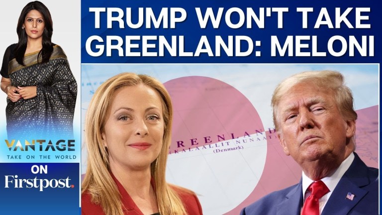 Trump’s Greenland Remarks a Message to China: Italy’s Meloni | Vantage with Palki Sharma Trump’s Greenland Remarks a Message to China: Italy’s Meloni | Vantage with Palki Sharma