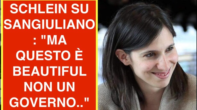 SCHLEIN SU SANGIULIANO: “MA QUESTO È BEAUTIFUL NON UN GOVERNO..” SCHLEIN SU SANGIULIANO: “MA QUESTO È BEAUTIFUL NON UN GOVERNO..”
