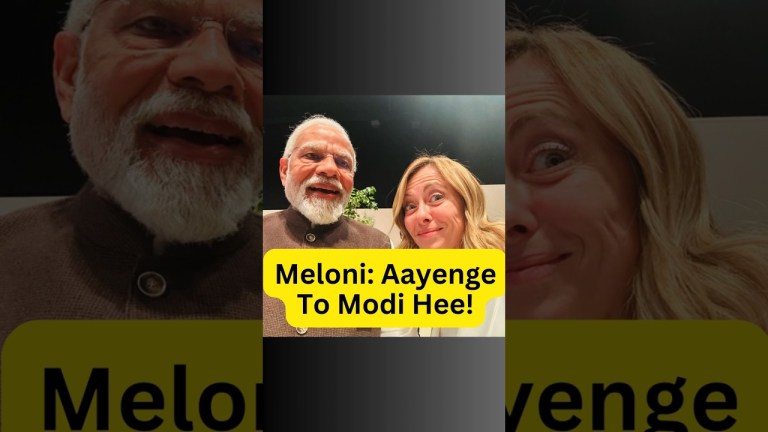 Giorgia Meloni Makes It Clear To The World! Indirectly Says Ayenge To Modi Hee! #melodi Giorgia Meloni Makes It Clear To The World! Indirectly Says Ayenge To Modi Hee! #melodi