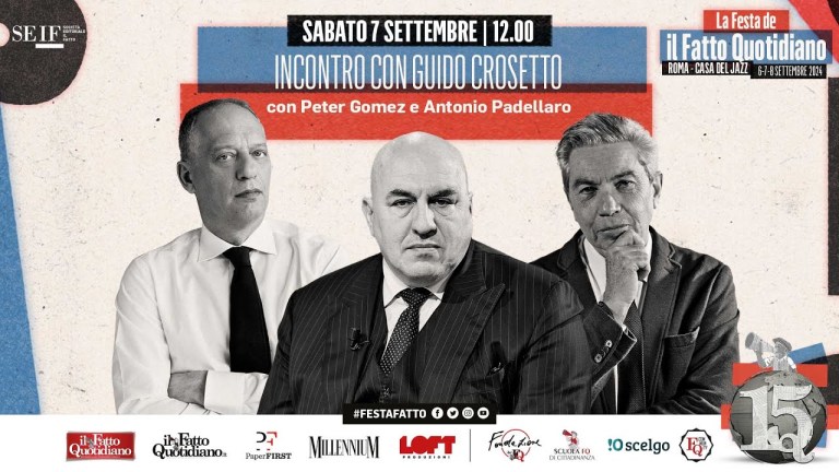 Peter Gomez e Antonio Padellaro intervistano Guido Crosetto Peter Gomez e Antonio Padellaro intervistano Guido Crosetto